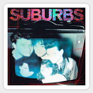 Suburbs New Wave Throwback 1986 Sticker